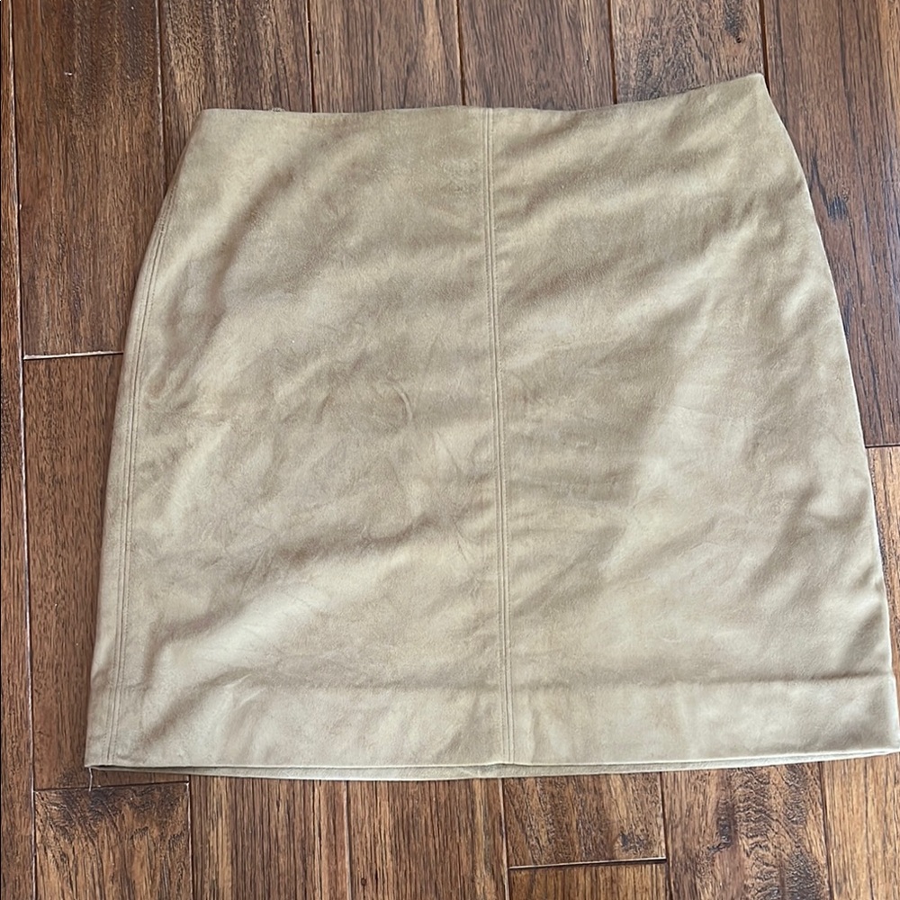 J. Crew Tan Pencil Skirt Knee-Length Work